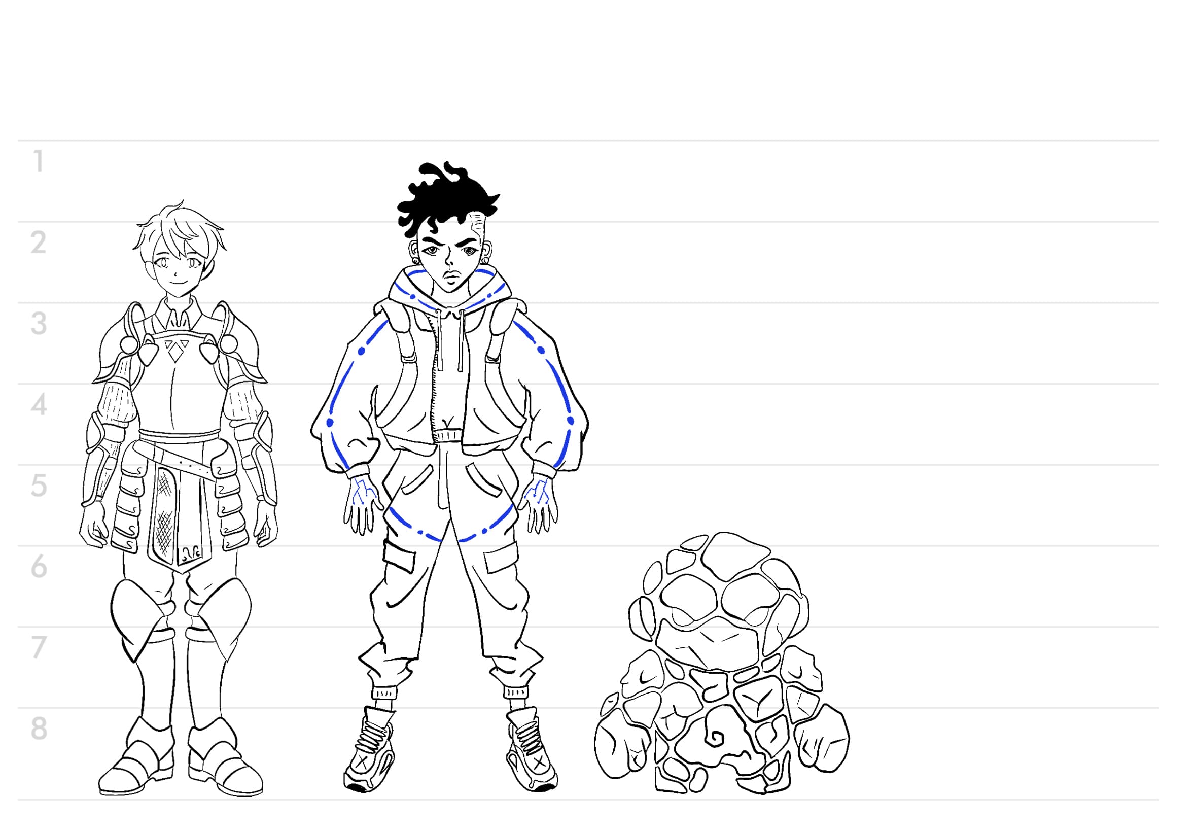Comparacion Personajes